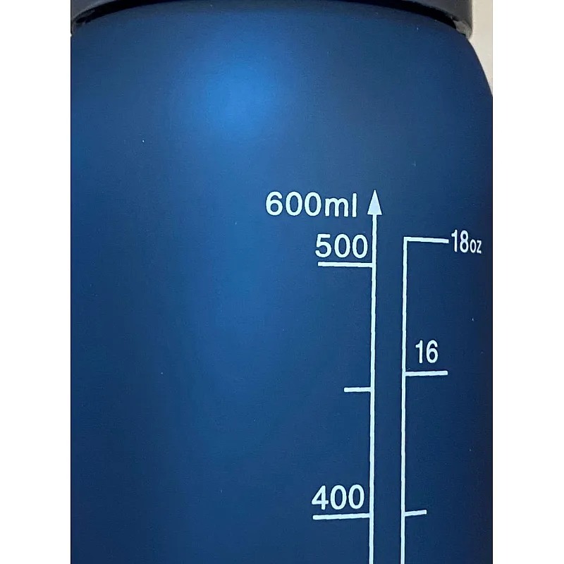 Пляшка для води CASNO 600 мл KXN-1196 Синя з соломинкою фото товару