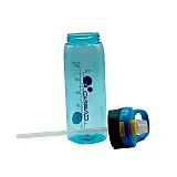 Пляшка для води CASNO 750 мл KXN-1207 Блакитна з соломинкою фото товару
