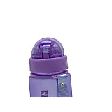 Пляшка для води CASNO 400 мл MX-5028 More Love Фіолетова з соломинкою фото товара