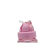 Пляшка для води CASNO 400 мл MX-5028 More Love Рожева з соломинкою фото товару