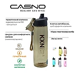 Пляшка для води CASNO 780 мл KXN-1180 Блакитна фото товара