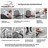 Мяч для фітнесу PowerPlay 4001 65см Синій + насос фото товару