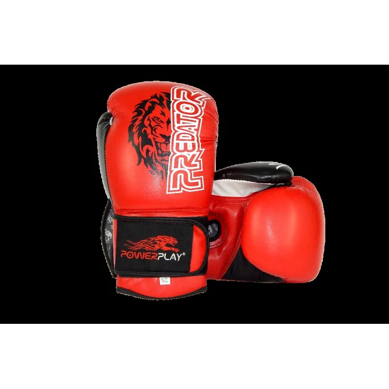 Боксерські рукавиці PowerPlay 3006 Червоні 10 унцій фото товару