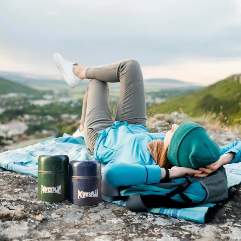 Термос харчовий PowerPlay 9003 Зелений 500 мл фото товару