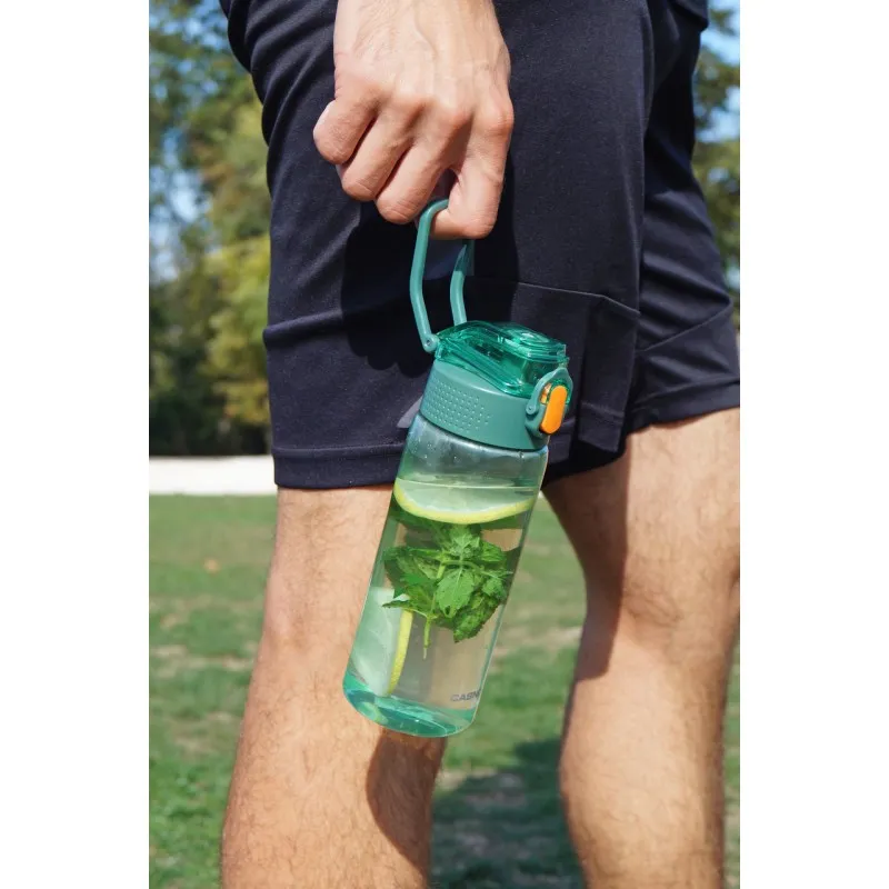 Пляшка для води CASNO 550 мл KXN-1225 Зелена фото товару
