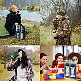 Термос PowerPlay 9001 Зелений 1200 мл фото товару