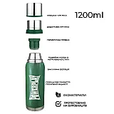 Термос PowerPlay 9001 Зелений 1200 мл фото товару