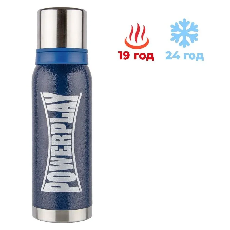 Термос PowerPlay 9001 Синій 1200 мл фото товару