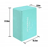 Блок для йоги PowerPlay 4006 Yoga Brick Мятный фото товара
