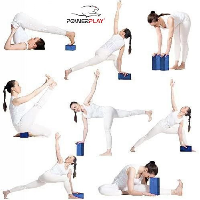 Блок для йоги PowerPlay 4006 Yoga Brick Рожевий фото товару