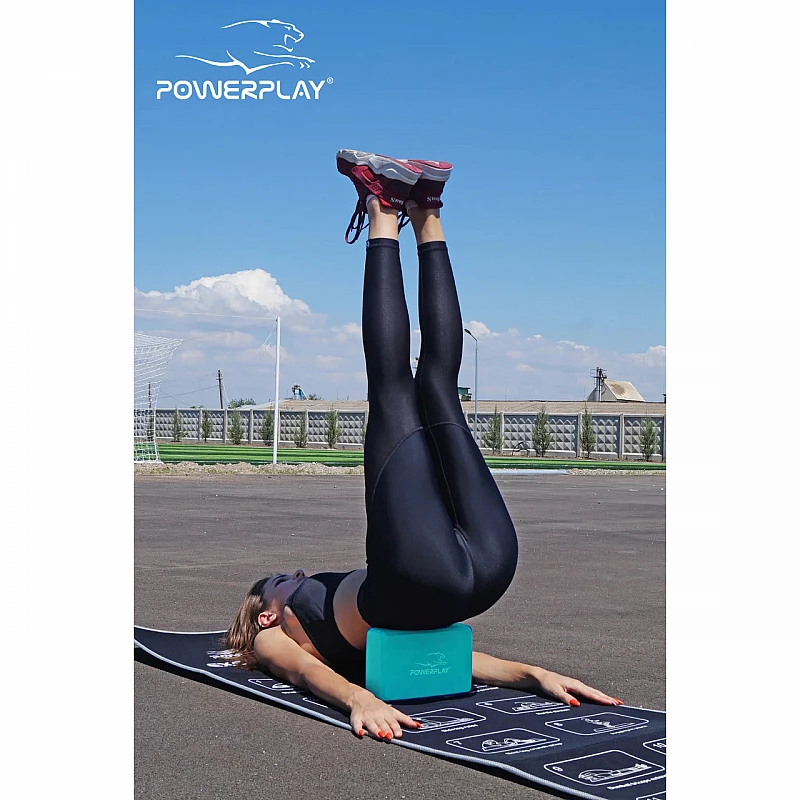 Блок для йоги PowerPlay 4006 Yoga Brick Мятный фото товара