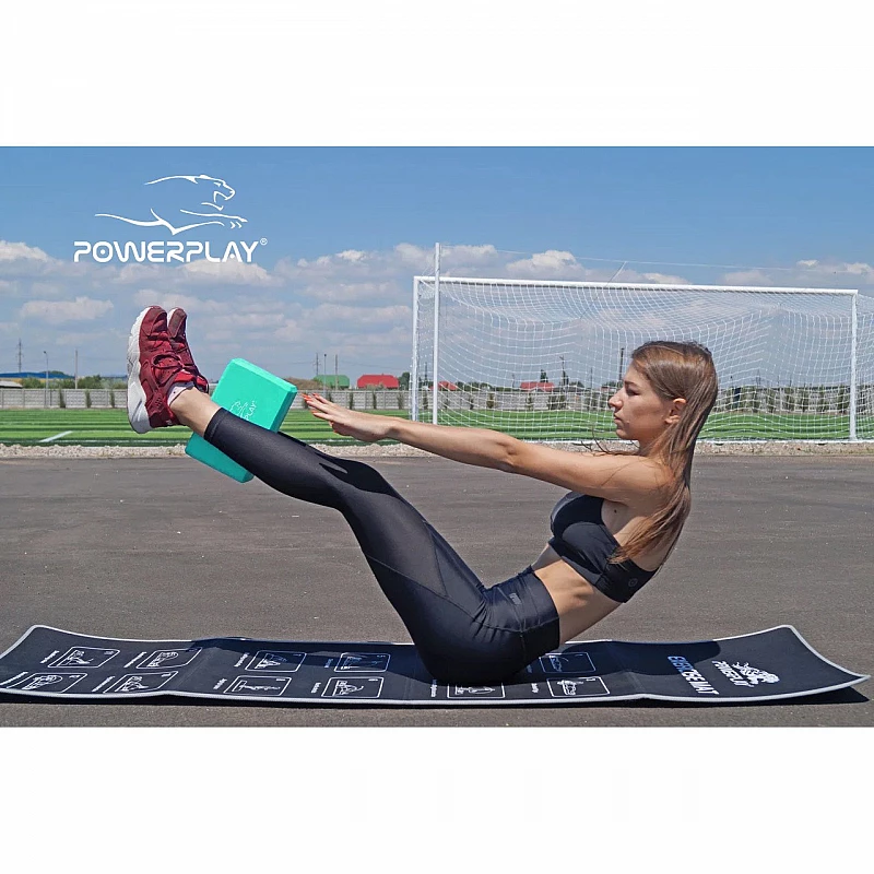 Блок для йоги PowerPlay 4006 Yoga Brick Мятный фото товара