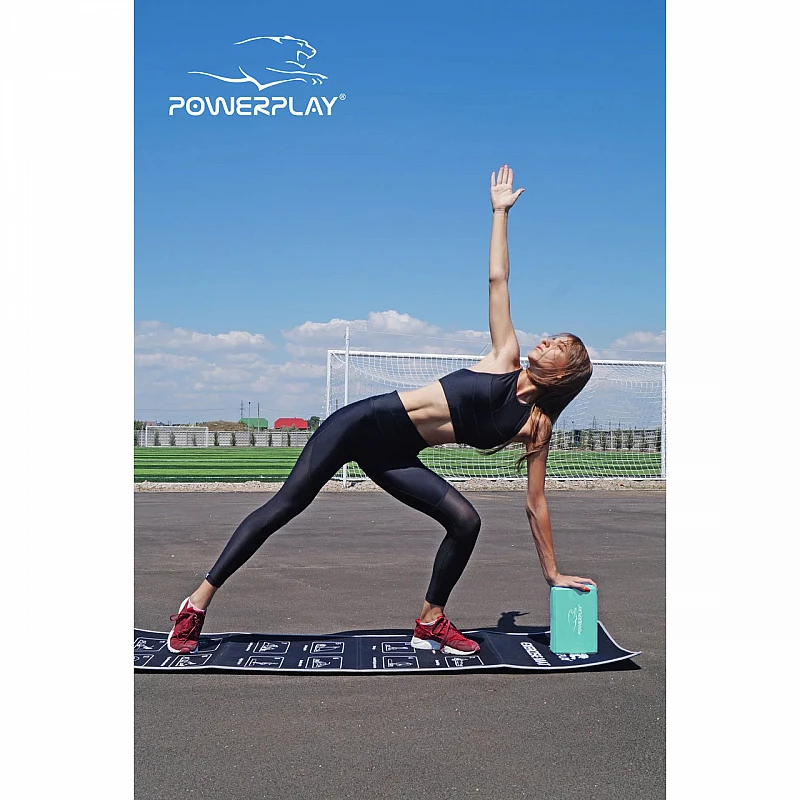 Блок для йоги PowerPlay 4006 Yoga Brick Мятный фото товара
