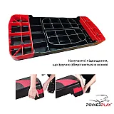 Cтеп-платформа PowerPlay 4328 (2 рівні 10-15 см) Чорно-червона фото товару