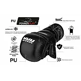 Рукавички для MMA PowerPlay 3026 Чорні XL фото товару