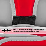 Боксерський шолом тренувальний PowerPlay 3068 PU + Amara Червоно-Білий M фото товара