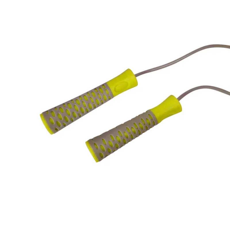 Скакалка PowerPlay 4206 Cіро-жовта фото товару