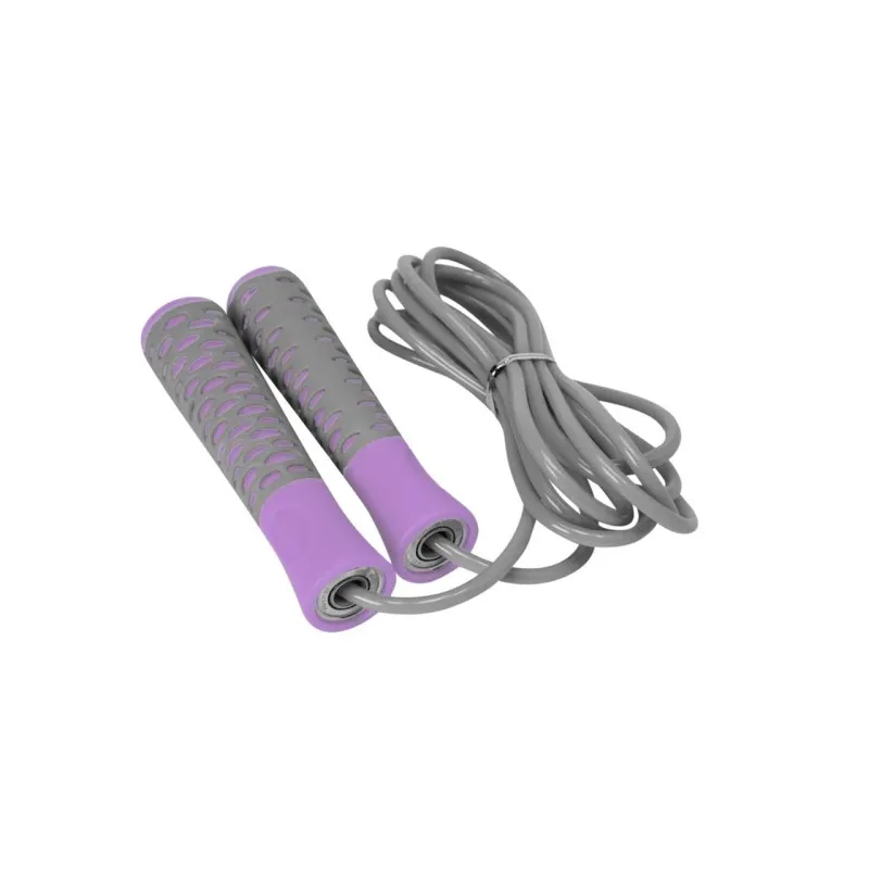 Скакалка PowerPlay 4206 Cіро-фіолетова фото товару