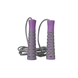 Скакалка PowerPlay 4206 Cіро-фіолетова