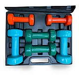 Набір гантелей в кейсі 12 кг. PowerPlay 4118 фото товара