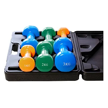 Набір гантелей в кейсі 12 кг. PowerPlay 4118 Fitness Dumbells (2шт.*1кг. 2шт.*2кг. 2шт.*3кг.)