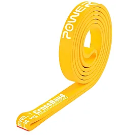 Еспандер-петля (гумка для фітнесу і кроссфіту) PowerPlay 4115 Power Band Light Жовта (5-14kg)