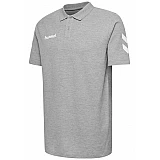 Поло детское Hummel HMLGO KIDS COTTON POLO серое фото товара