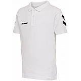 Поло детское Hummel HMLGO KIDS COTTON POLO белое фото товара
