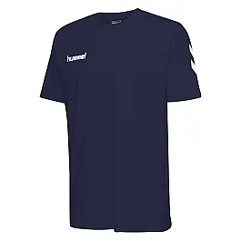 Футболка HMLGO COTTON T-SHIRT S / S 203-566-7026-S Дорослі Чоловіча ТЕМНО-СИНІЙ