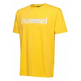 Футболка HMLGO COTTON LOGO T-SHIRT S / S 203-513-5001-L Дорослі Чоловіча ЖОВТИЙ