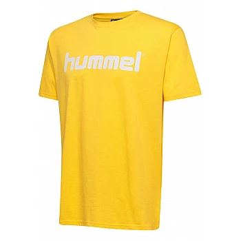 Футболка HMLGO COTTON LOGO T-SHIRT S / S 203-513-5001-L Дорослі Чоловіча ЖОВТИЙ