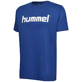 Футболка Hummel HMLGO COTTON LOGO T-SHIRT S/S синяя