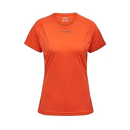 Футболка RUNNER WO SS TEE 019-208-4127-L Дорослі Жіноча ПОМАРАНЧЕВИЙ