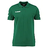Футболка поло детская Hummel CORE COTTON POLO зеленая фото товара