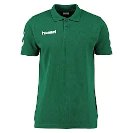 Футболка поло детская Hummel CORE COTTON POLO зеленая