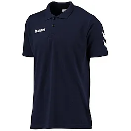Футболка поло детская Hummel ORE COTTON POLO темно-синяя