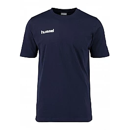 Футболка Hummel CORE COTTON TEE темно-синяя