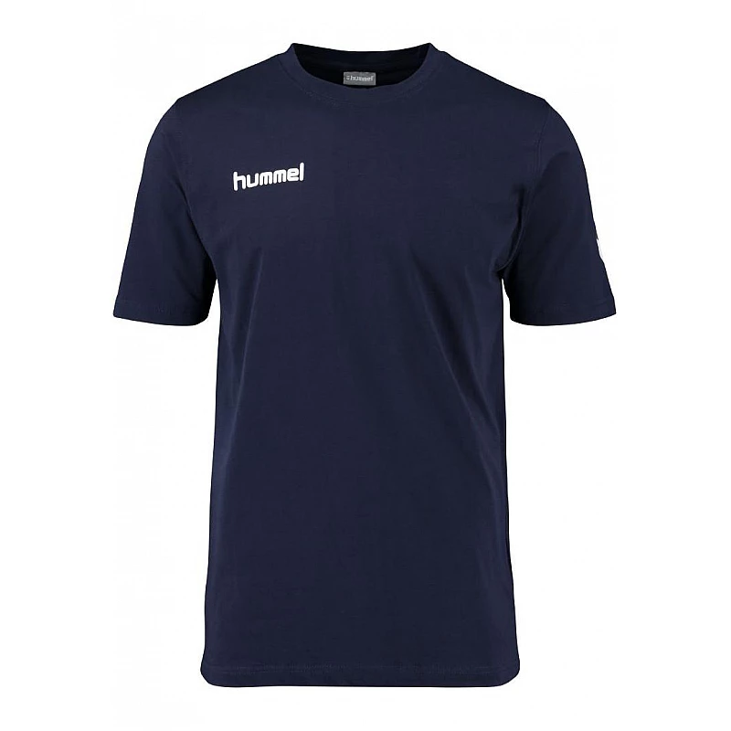 Футболка Hummel CORE COTTON TEE темно-синяя фото товара