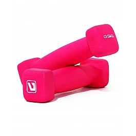 Гантелі неопренові квадратні LiveUp SQUARE HEAD, 0,5 кг, LS2002-SQ05 (пара)