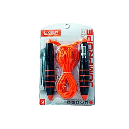 Скакалка с электронным счетчиком LiveUp PVC CABLE JUMPROPE, LS3128
