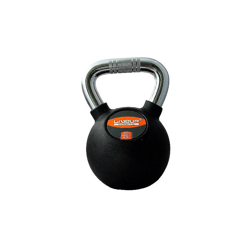 Гиря в гумовій оболонці LiveUp RUBBER KETTEL BELL, 20 кг, LS2044-20 фото товару