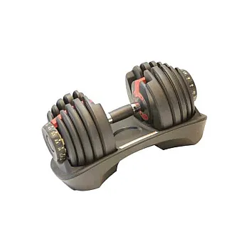 Гантель з регульованою вагою LiveUp ADJUSTABLE DUMBBELL, 4,5-41 кг, LS2315-41