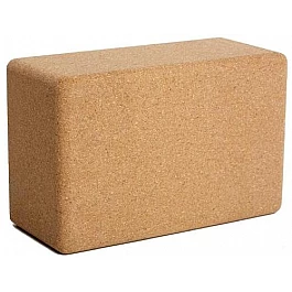 Блок для йоги корковий LiveUp YOGA BRICK
