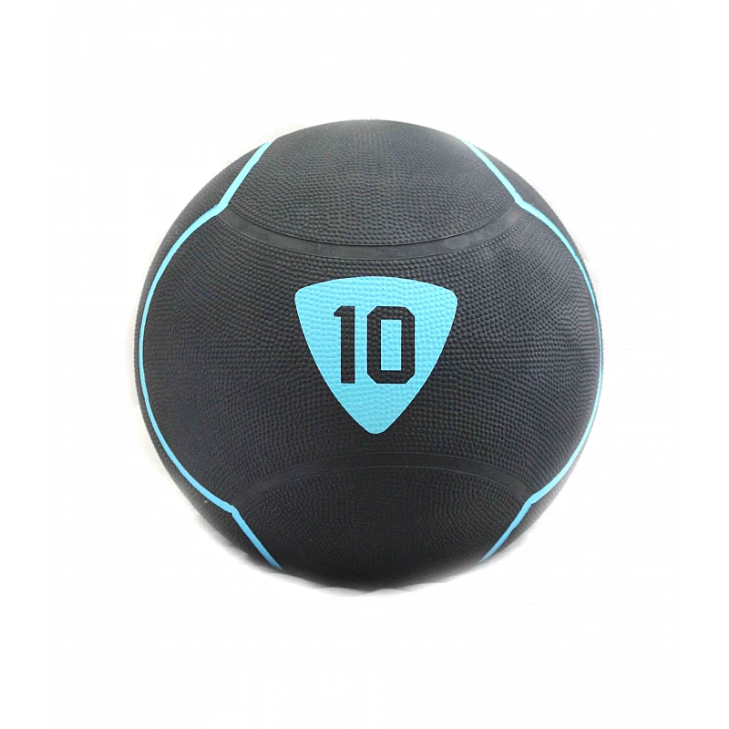 Медбол Livepro SOLID MEDICINE BALL чорний 10кг фото товару