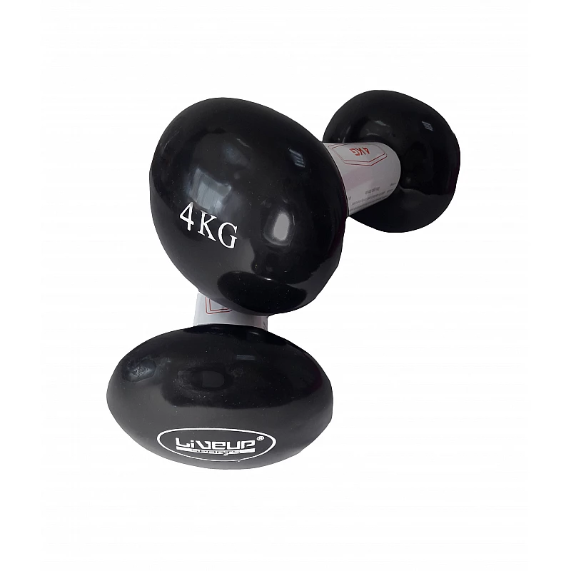 Гантели пара LiveUp VINYL DUMBBELL EGG HEAD-2*4KG LS2001-4 (пара) фото товара