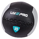 Мяч для кроcсфита LivePro WALL BALL черный/серый 10 кг фото товара