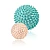 Набор массажных мячей 2 шт. LiveUp MASSAGE BALL