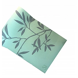 Йога-коврик LiveUP PVC PRINTED YOGA MAT зеленый