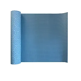 Йога-килимок LiveUP PVC PRINTED YOGA MAT синій