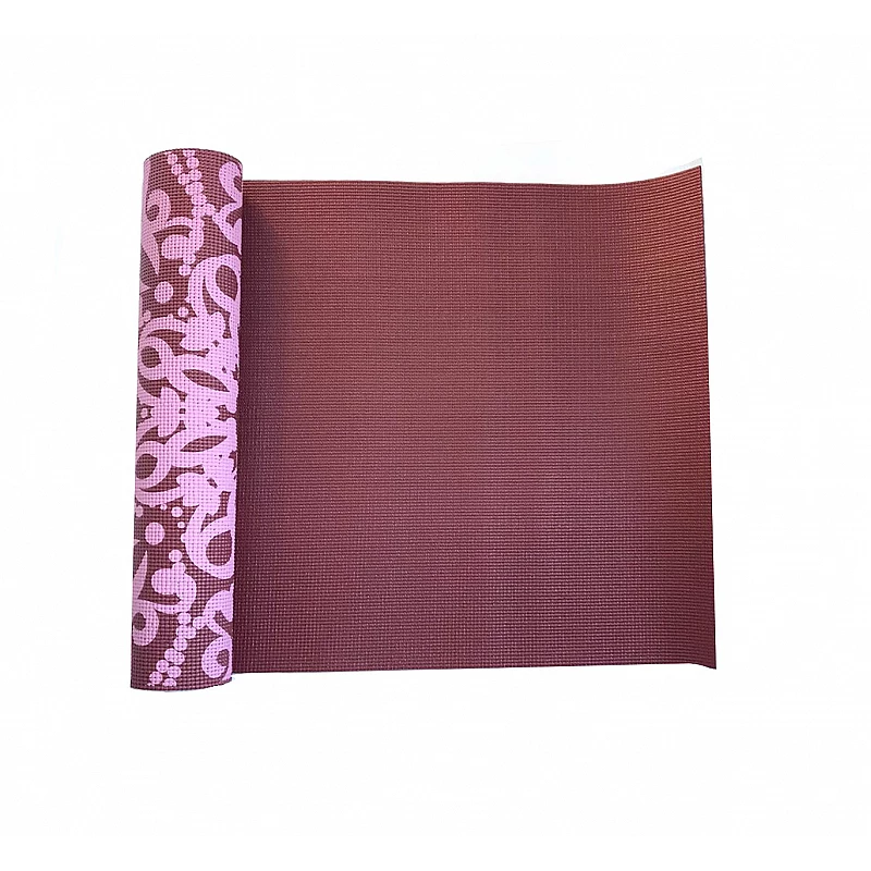 Йога-коврик LiveUP PVC PRINTED YOGA MAT красный фото товара